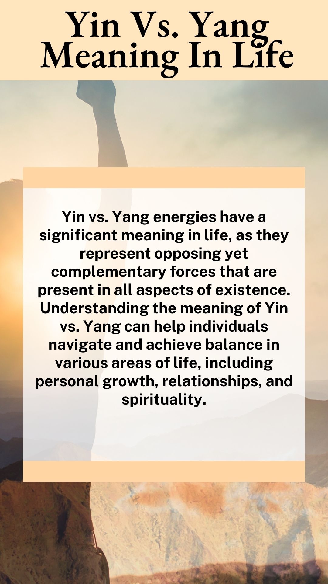 Yin Vs. Yang Meaning In Life