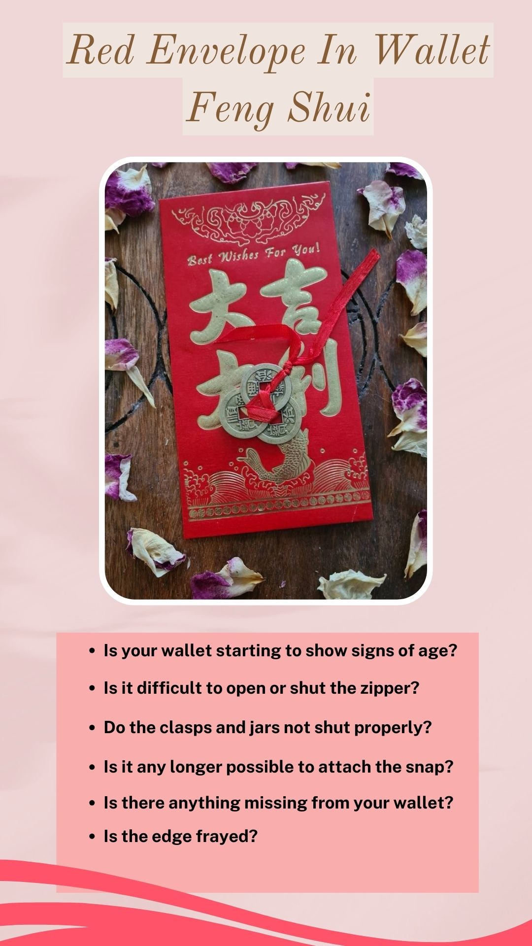 Red Envelope In Wallet Feng Shui