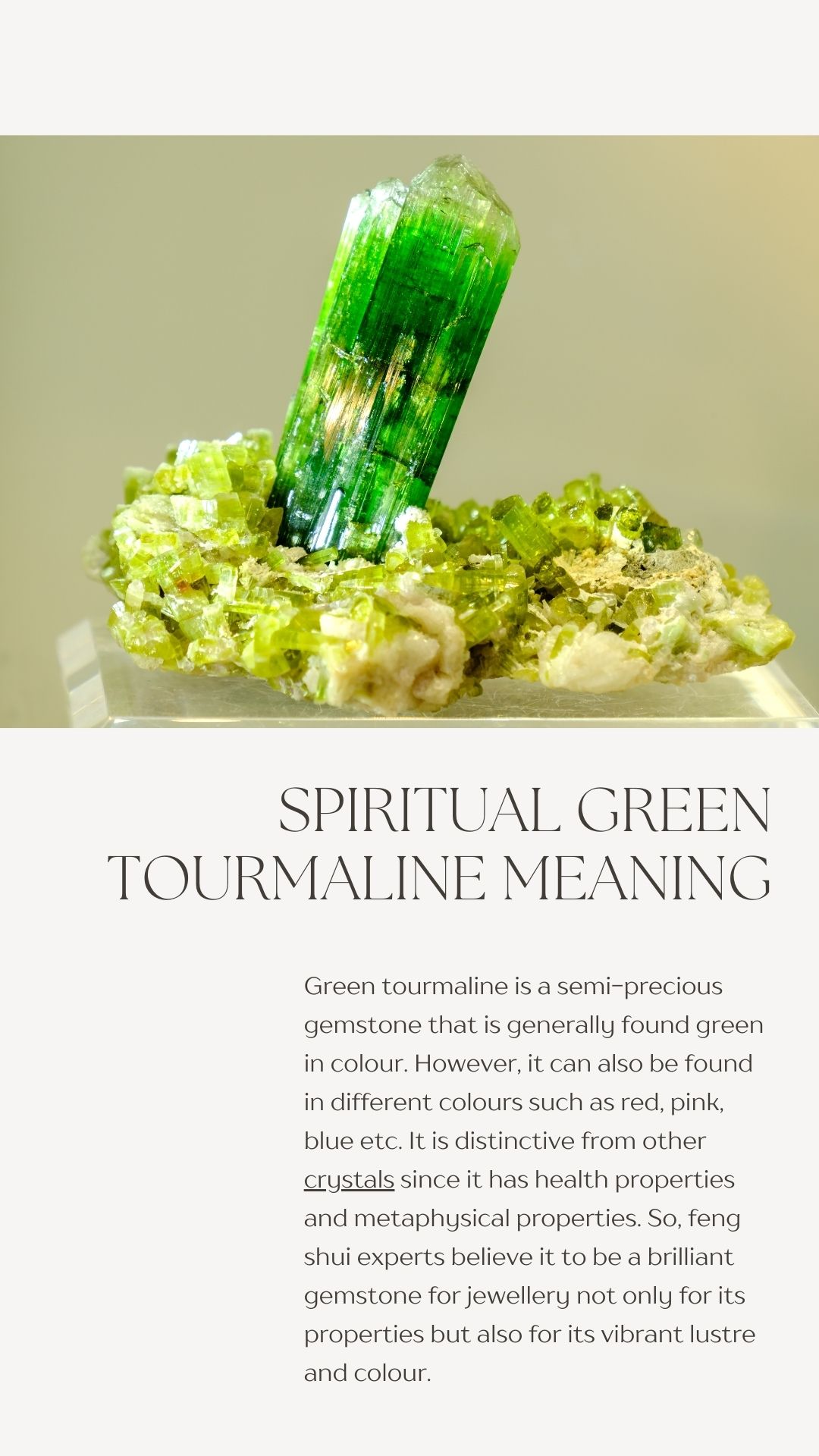 Spiritual Green Tourmaline Meaning